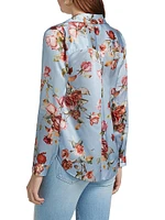 Tyler Floral Silk Blouse