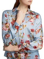 Tyler Floral Silk Blouse