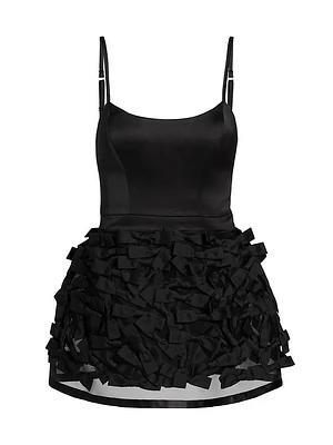 Duchesse Satin Minidress