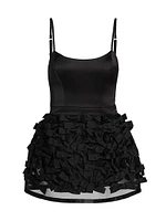 Duchesse Satin Minidress