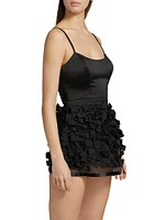 Duchesse Satin Minidress