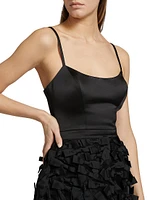 Duchesse Satin Minidress