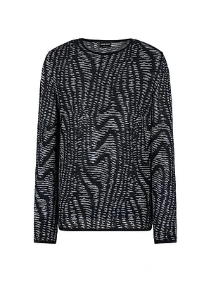 Wave Crewneck Sweater