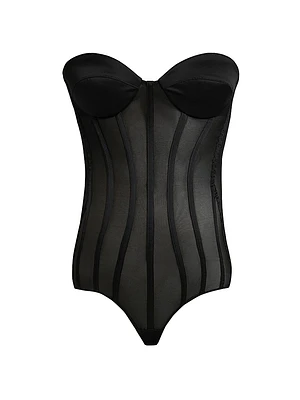 Tulle Corset Bodysuit