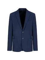 Seersucker Virgin Wool Blazer