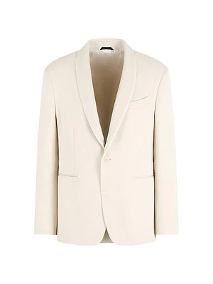 Large Weave Textured Dinner Jacket