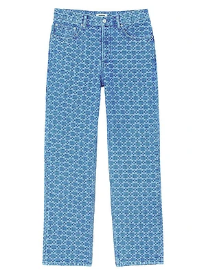 Regular-Fit Square Cross Jeans