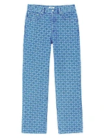 Regular-Fit Square Cross Jeans