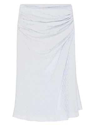 Draped Skirt Monogram 72 Jacquard