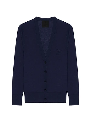 Slim Fit Cardigan Cashmere and Silk