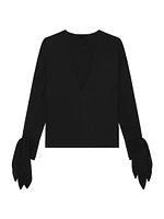 Blouse with Bows Crepe