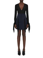 Blouse with Bows Crepe