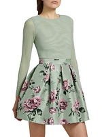 Chara Plt Party Minidress