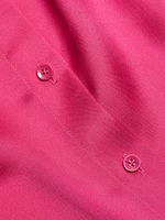 Leon Satin Crop Shirt