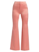 Deanna High-Rise Slim Bootcut Pants