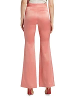 Deanna High-Rise Slim Bootcut Pants