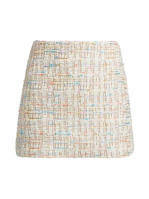 Riley Tweed A-Line Miniskirt