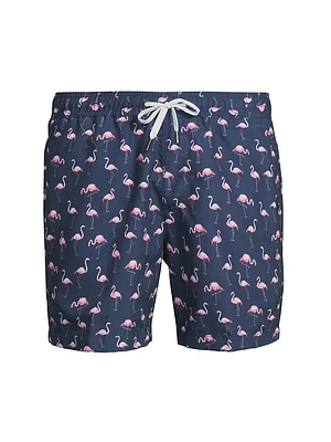 Flamingos Swim Trunks