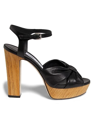 Heloise 120MM Leather Platform Sandals