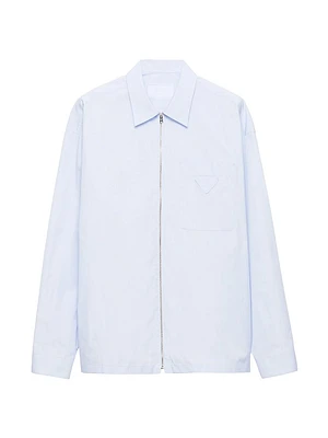 Cotton Zipper Shirt