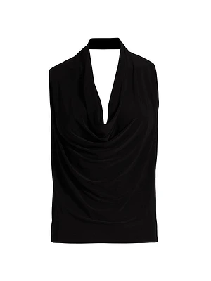 Cowl Halter Top