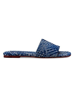 St. Barths Watercolor Slide Sandals