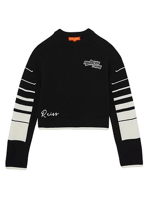 Reiss x McLaren Rider Racing Wool Sweater