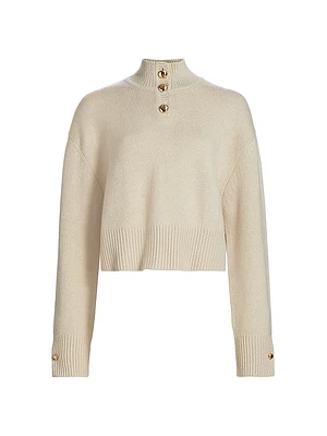 The Rowe Cropped Cashmere Sweater