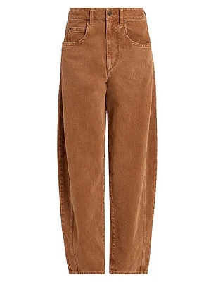 Oriane Cotton Relaxed-Fit Jeans