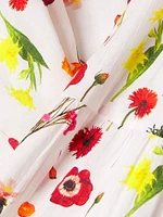 Natasha Floral Cotton Tiered Maxi Dress