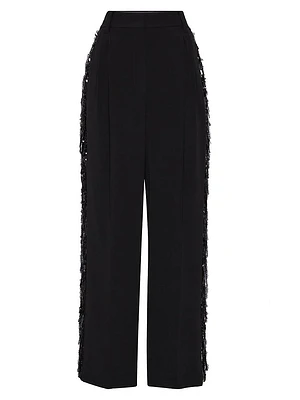 Crepe Cady Relaxed Tailored Trousers