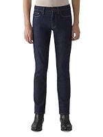 Stretch-Denim Mid-Rise Slim-Fit Jeans