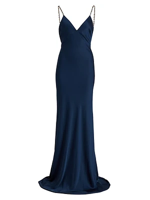 Elena Embellished Maxi Slipdress