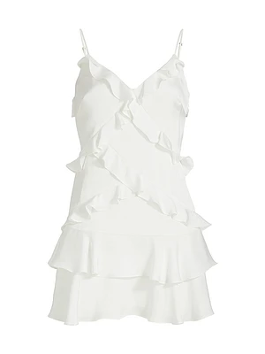 Maria Ruffled Tiered Minidress