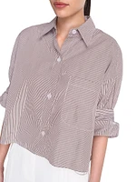 Next Ex Striped Cotton-Silk Shirt