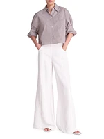 Next Ex Striped Cotton-Silk Shirt