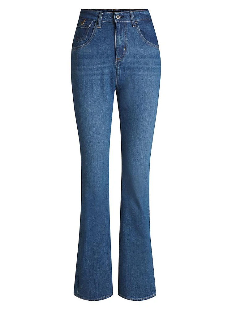 Bootcut Jeans Comfort-Stretch Denim