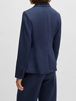 Regular-Fit Blazer Micro-Check Virgin Wool