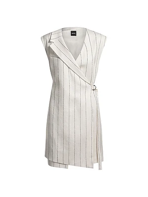 Wrap-Front Dress