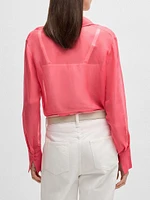 V-Neck Blouse Ramie