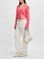 V-Neck Blouse Ramie
