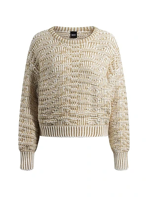 Sweater with 3D Knit