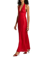 Delilah Linen Maxi Dress