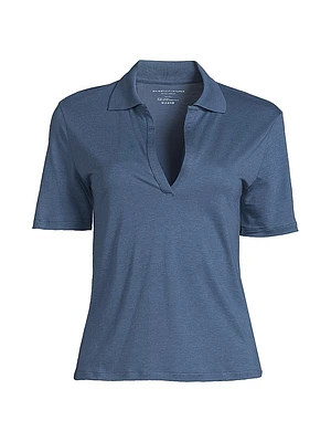Cotton-Blend Polo Shirt