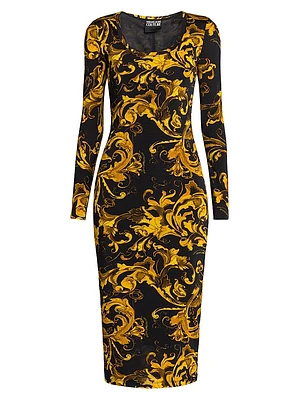 Vestiti Baroque Body-Con Midi-Dress