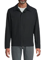 Cotton-Blend Shirt Jacket