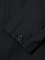 Cotton-Blend Shirt Jacket