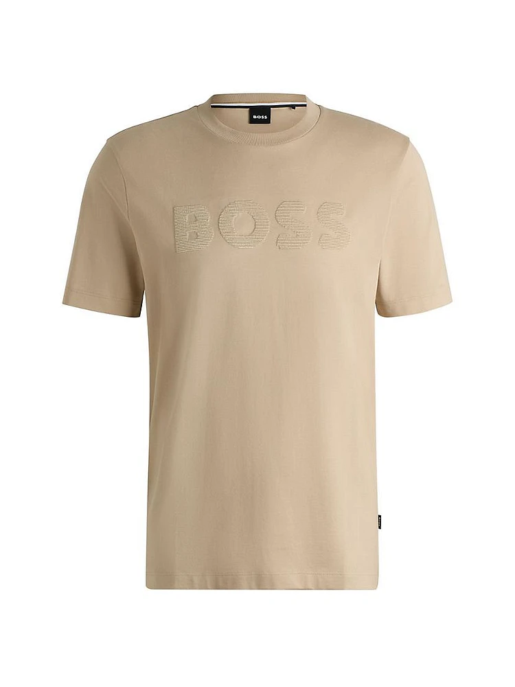 Cotton-Jersey T-Shirt with Logo Artwork