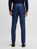 Formal Trousers Micro-Patterned Stretch Fabric
