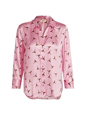 Dani Three-Quarter-Sleeve Blouse